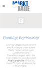 Mobile Screenshot of markthalle-basel.ch